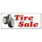 Signmission TIRE SALE BANNER SIGN shop used tires signs huge big one free discount B-Tire Sale - alternate 1